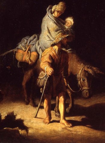 Marie et Joseph fuient